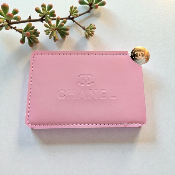 CHANEL Accessories - Pink Mirror Or Card Holder CHANEL